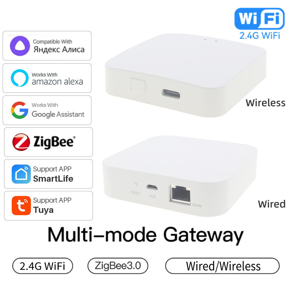 Matter Hub Thread - ワイヤレスマルチモードスマートゲートウェイ ZigBee Bluetooth メッシュハブ Tuya Smart