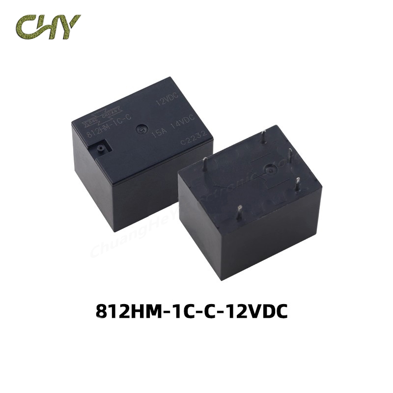 Shelly Relay Module - 2個オリジナル新曲チュアン812H-1A-C 812H-1C-C -5VDC 12VDC 24VDC 812H-1C-V-12VDC
