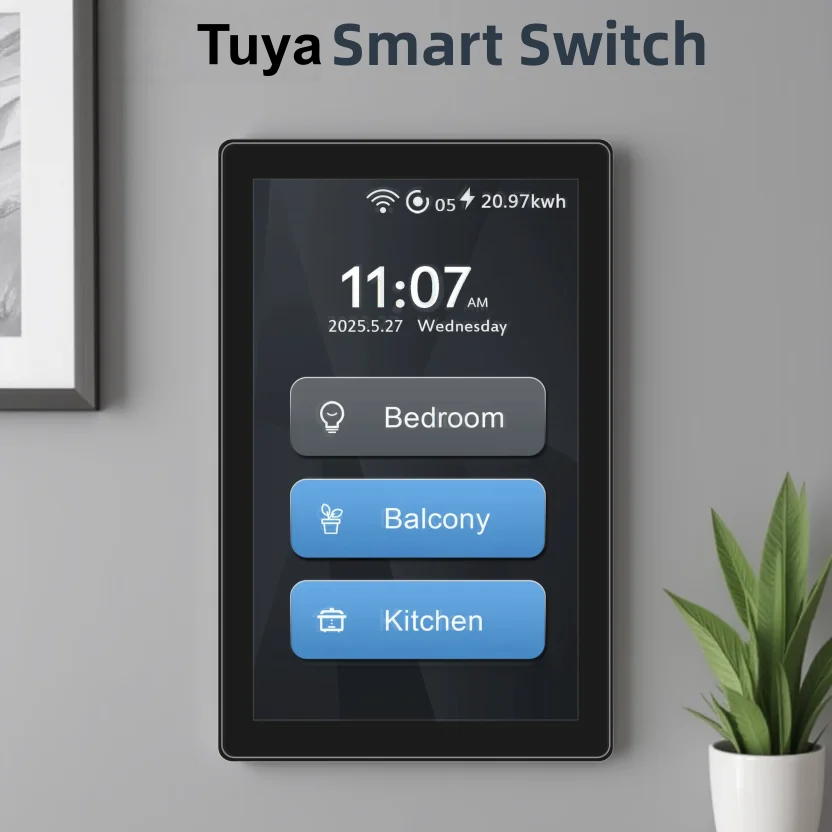 Diy Home Automation System - 米国スマートWiFiスイッチTuya EU 4x4高級ZigbeeスイッチDIY名表示スマートホームオートメーションとスマートホームシステム