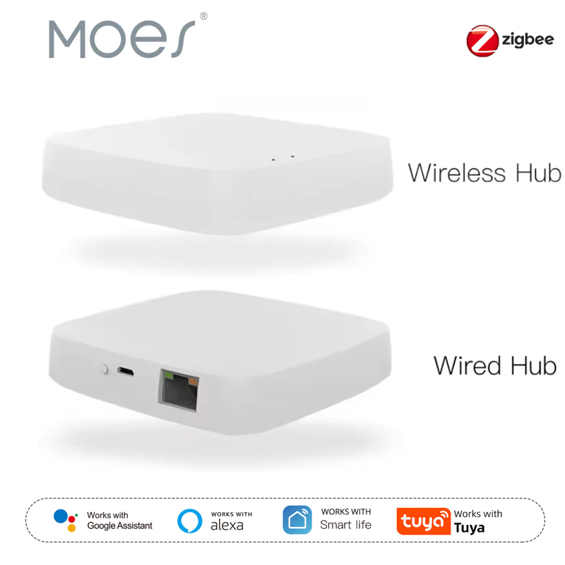 Matter Hub Thread - Moes Tuya ZigBee 3.0 スマートゲートウェイハブ スマートホームブリッジ