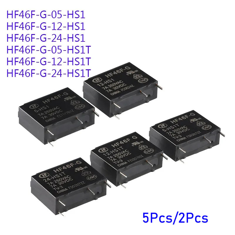 Shelly Relay Module - 5 個/1 個 HF46F リレー HF46F-G