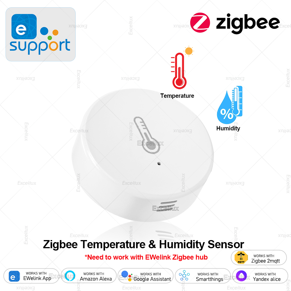 Home Automation Ideas - EWelink スマート Zigbee 温度湿度センサーアプリ制御屋内温度計モニターホームオートメーションは Alexa Google