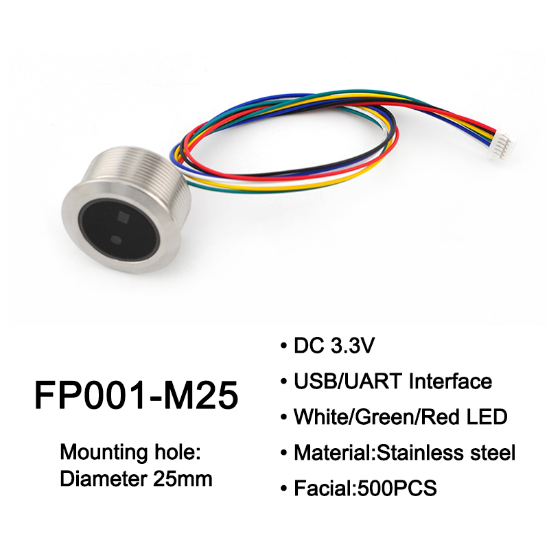 FP001-M25 DC3.3V 500顔認識容量 UART - Home Automation Arduino のレビューと価格