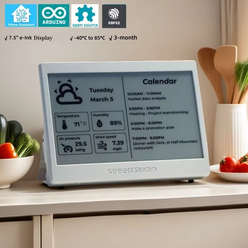 XIAO ESP32 ePaper パネル 7.5 インチス - Home Automation Arduino のレビューと価格