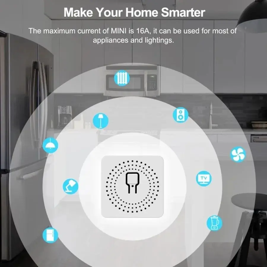 RF433MHz 16A ミニスマートリレーレシーバースイッ - Diy Home Automation System のレビューと価格