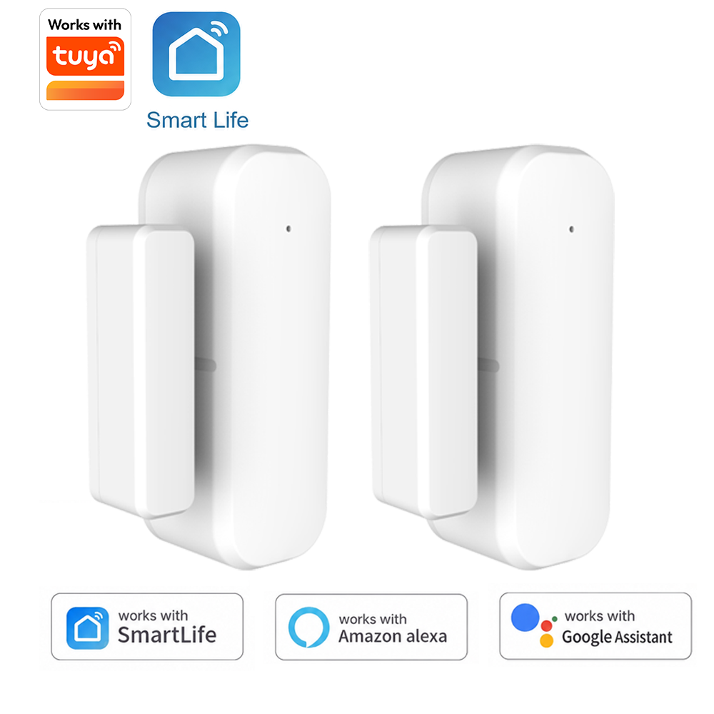 Tuya Wi-Fi スマートドアおよび窓センサー 磁気スイ - Home Automation Ideas のレビューと価格