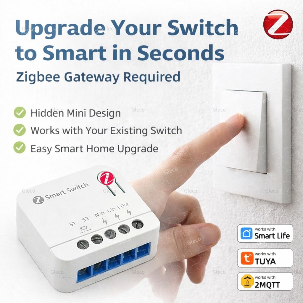 ZigBee Tuya スマートスイッチモジュール ミニDI - Diy Home Automation Hub のレビューと価格