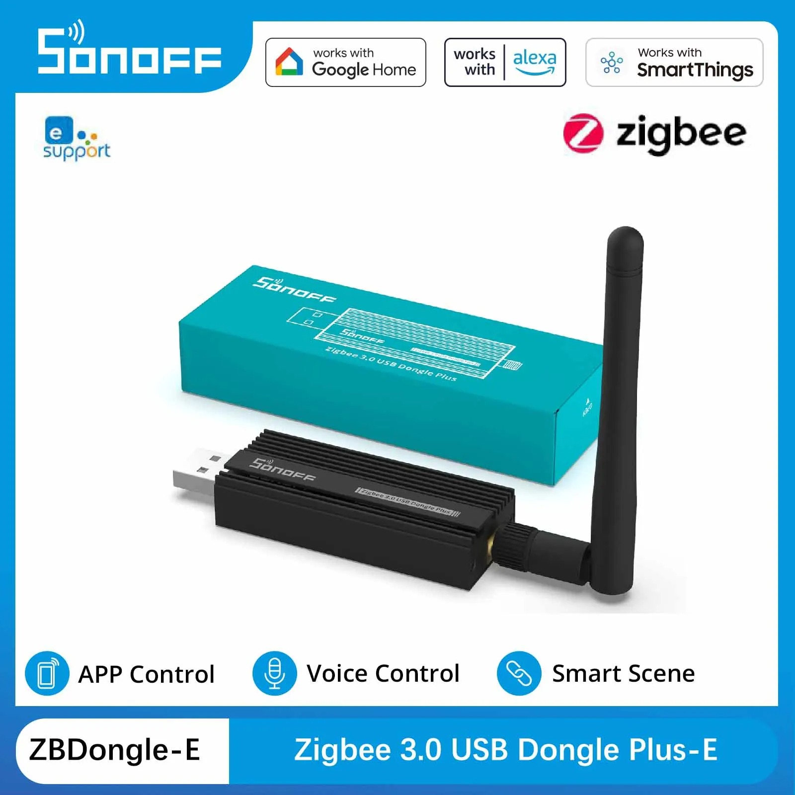 Sonoff Zigbee 3.0 USBドングルプラス Z - Zigbee Coordinator Stick のレビューと価格
