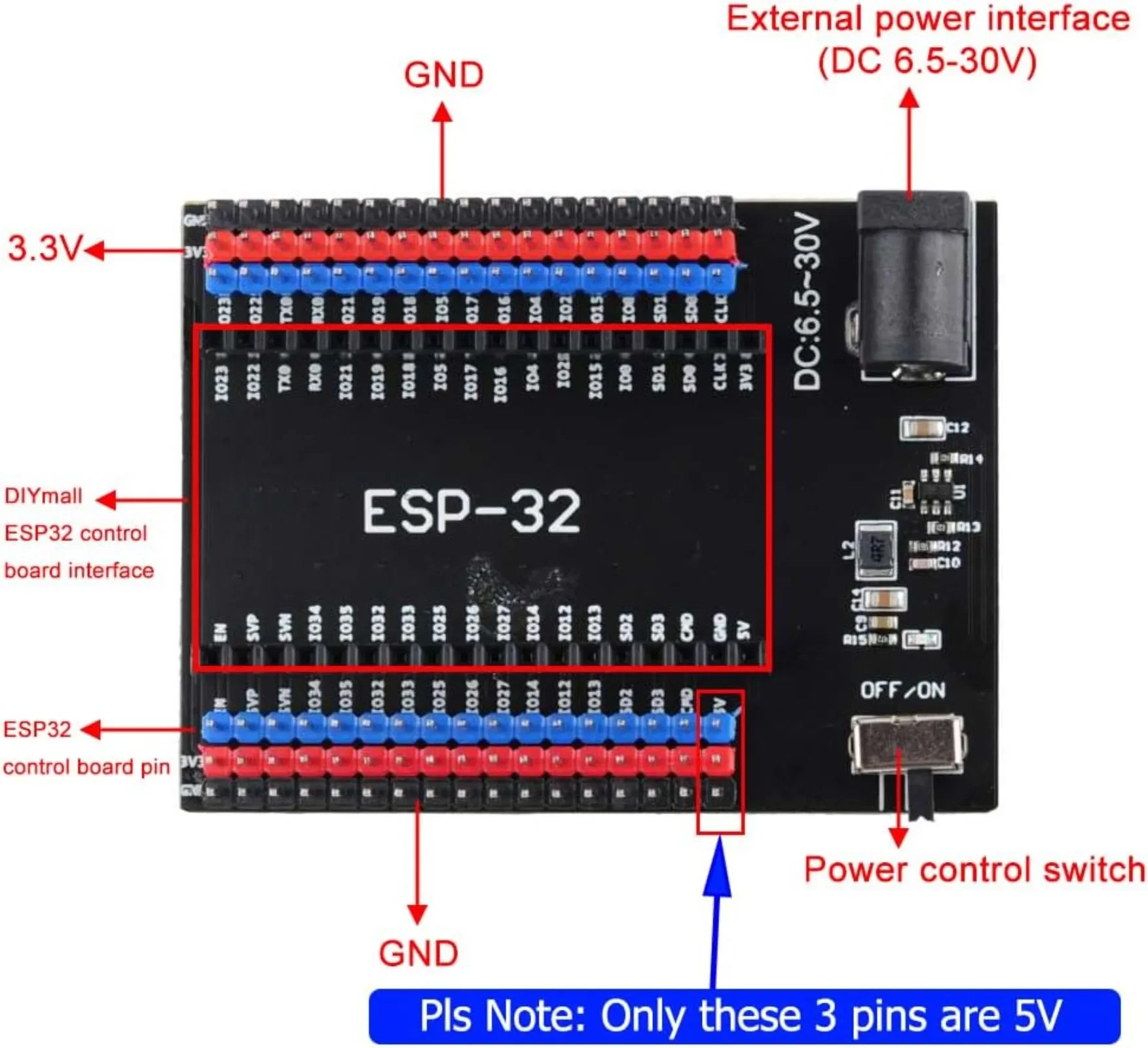 DEVIT V1 ESP32-32 開発ボード、36ピン E - Home Automation Arduino のレビューと価格