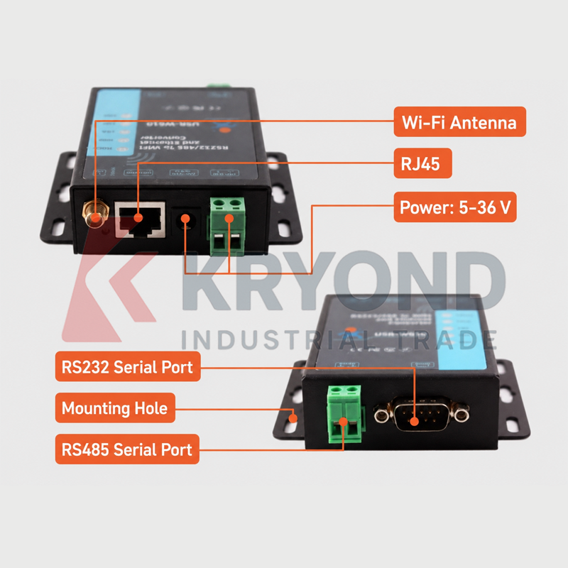 USR-W610 RS232 RS485 シリアルデバイスサ - Diy Home Automation Server のレビューと価格