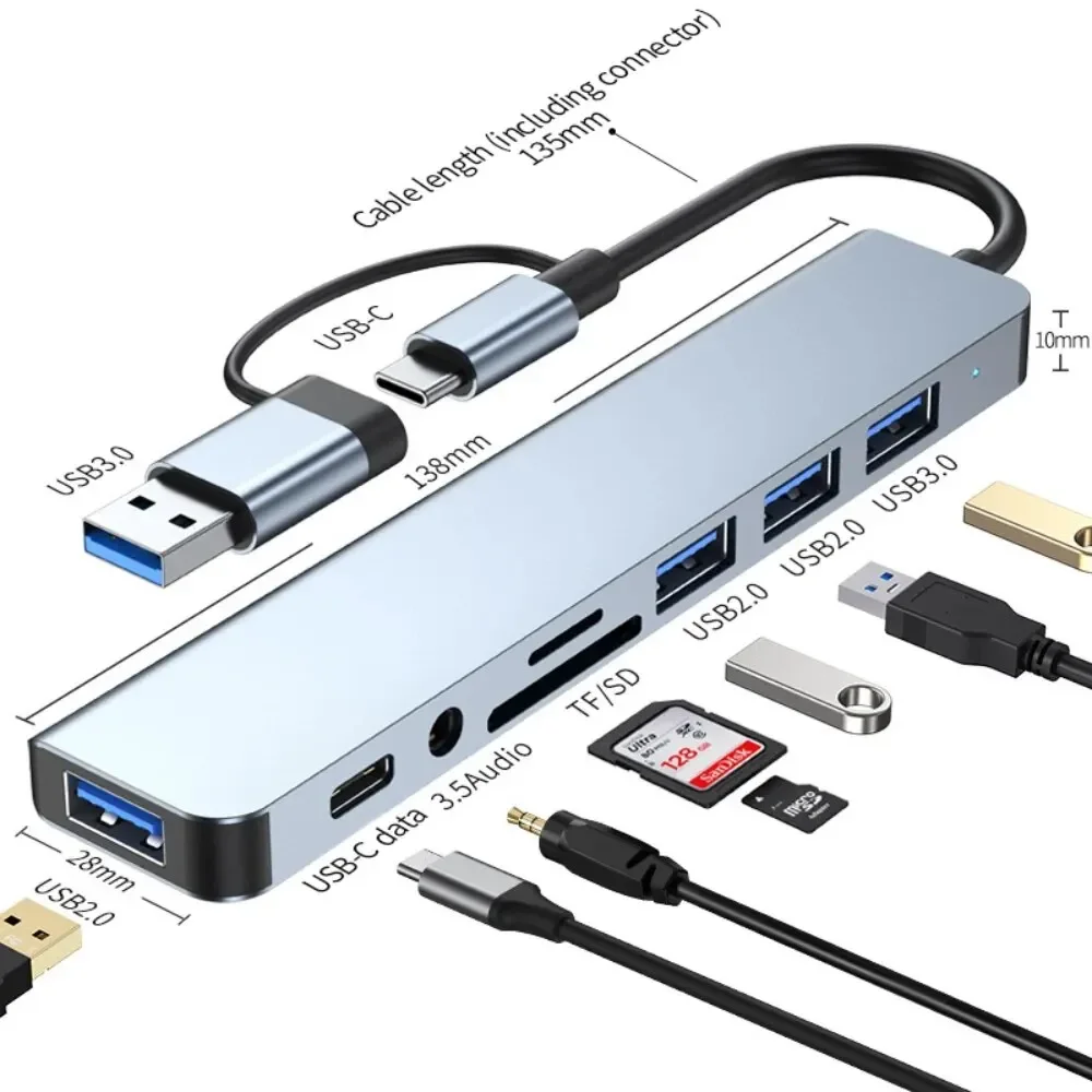 8 In 2 USB-C ハブ 3.0 SD/TF カードリ - Home Assistant Sd のレビューと価格