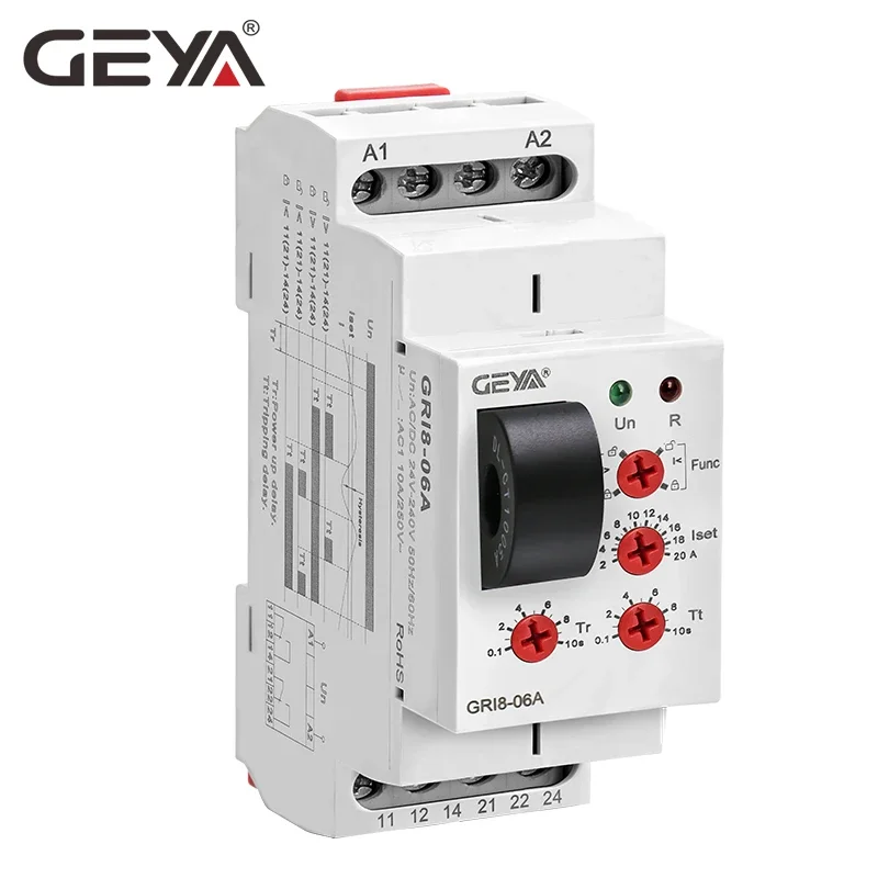 GEYA GRI8-06 AC DC 電流センサーリレー 2 - Shelly Relay Module のレビューと価格