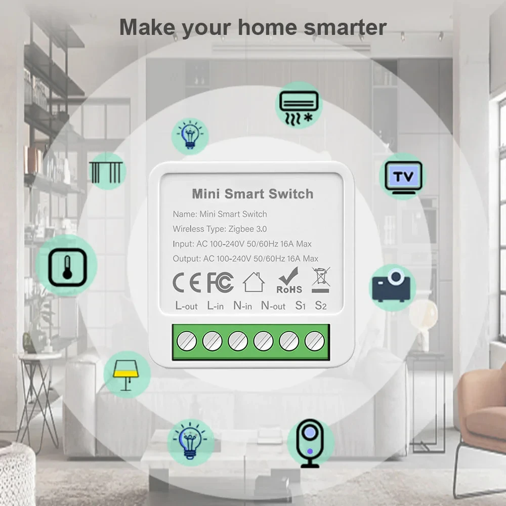 WiFi Zigbee スマートスイッチモジュール 2 ウェ - Diy Home Automation System のレビューと価格