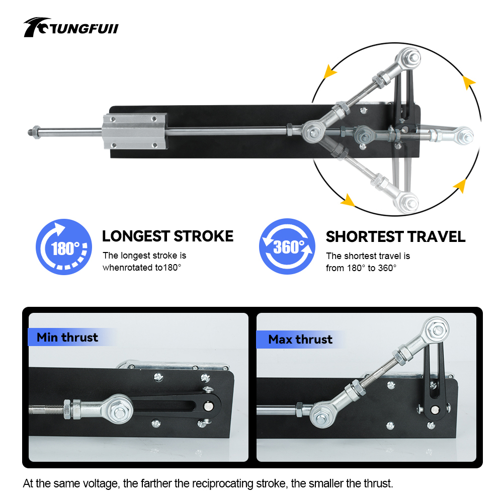 Tungfull 3-15CM調整可能な往復式リニアアクチュ - Diy Automation Projects のレビューと価格