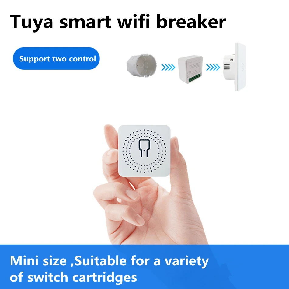 16A 双方向制御 DIY WiFi ミニスマートライトスイ - Smart Home Automation Diy のレビューと価格