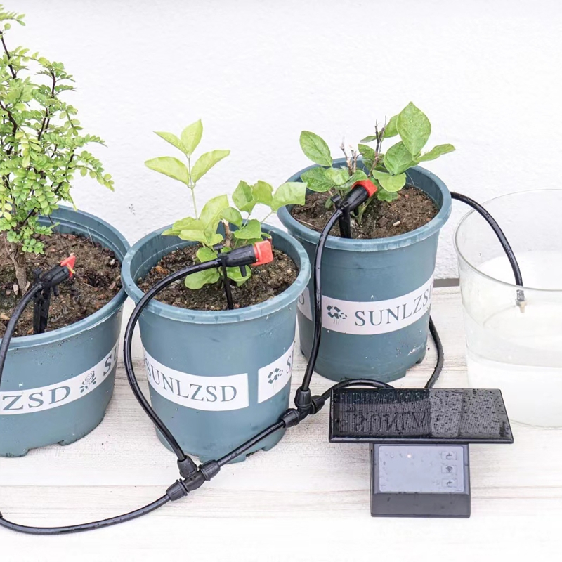 WIFI ソーラー自動散水機キットモバイルアプリリモコンホー - Smart Home Automation Diy のレビューと価格