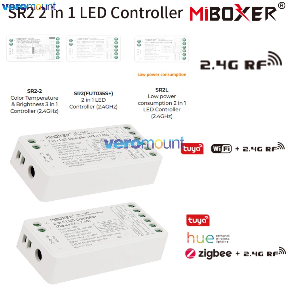 MiBoxer SR2 2.4G RF 2 in 1 SR2 - Zigbee Coordinator Stick のレビューと価格