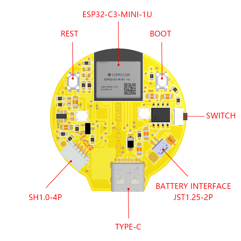 1.28インチのタッチスクリーンを備えたスマートLCDディス - Home Automation Arduino のレビューと価格